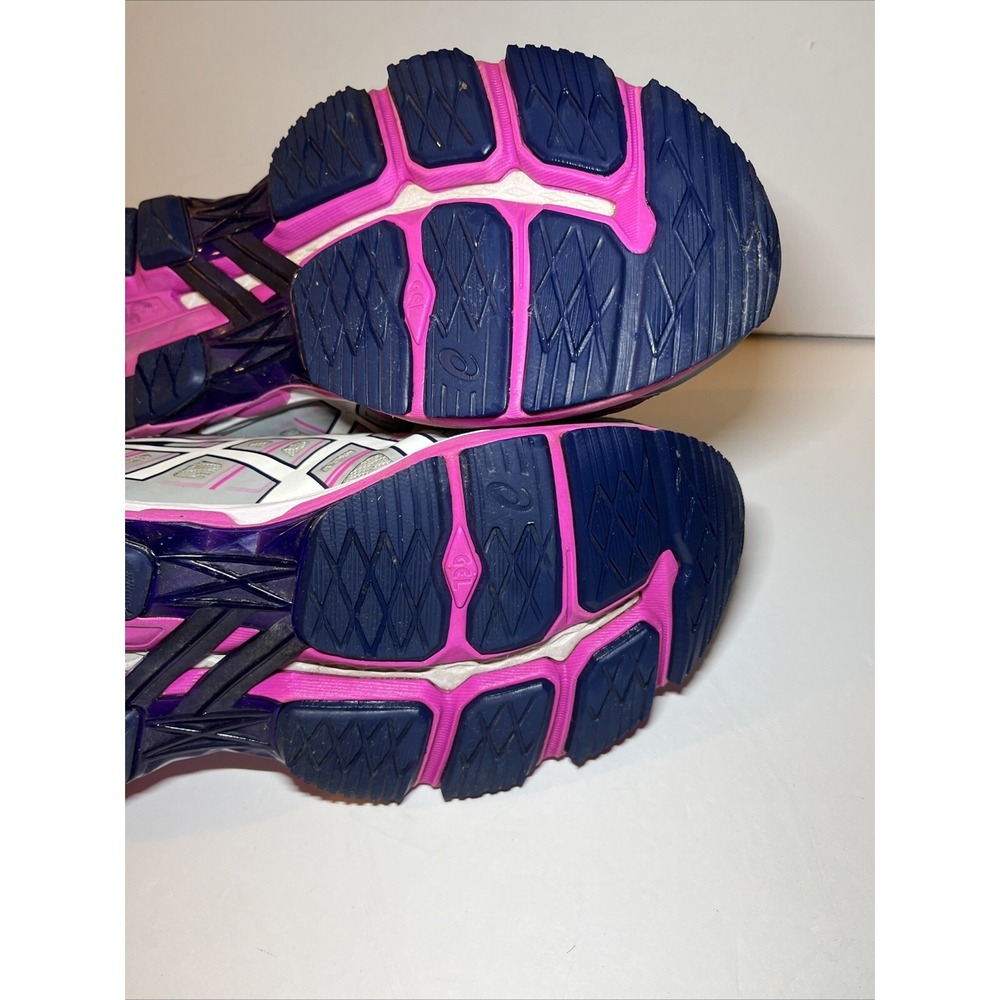 ASICS GT 2000 5 T757N Running Shoes White Pink Women's Size 8.5D - Picture 12 of 15